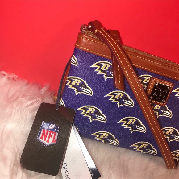 ‼️ SALE NEW DOONEY ‼️ BOURKE  RAVENS NFL WRISTLET - Picture 4 of 6
